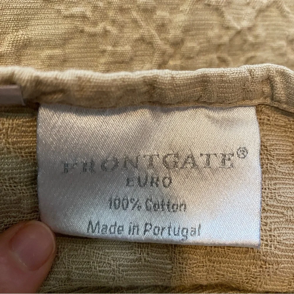 Frontgate Textured Euro Sham